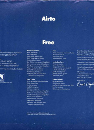 Airto Moreira : Free (LP, Album, Gat)