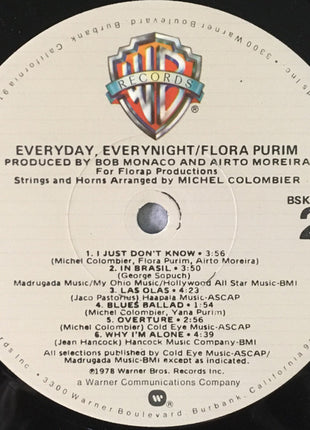 Flora Purim : Everyday, Everynight (LP, Album, Los)