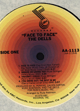 The Dells : Face To Face (LP, Album)