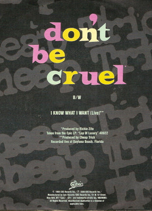 Cheap Trick : Don't Be Cruel (7", Single, Styrene, Car)