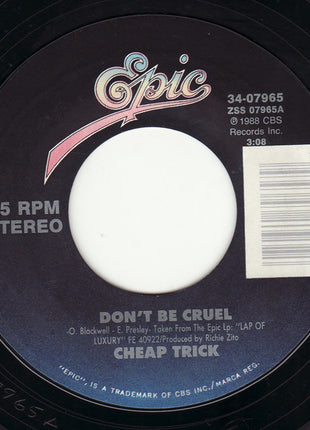 Cheap Trick : Don't Be Cruel (7", Single, Styrene, Car)