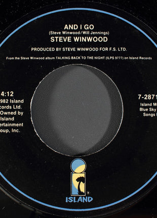 Steve Winwood : Higher Love (7", Single, Spe)