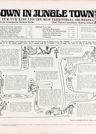 The Yum Yum Kids And The MGM Territorial Orchestra Tamed And Arranged By Richard Wolfe : Down In Jungle Town (LP, Album, Mono)