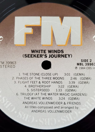 Andreas Vollenweider : White Winds (LP, Album, Car)