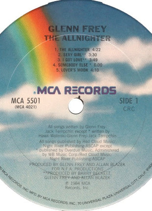Glenn Frey : The Allnighter (LP, Album, Club, Car)