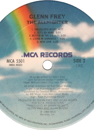 Glenn Frey : The Allnighter (LP, Album, Club, Car)