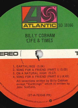 Billy Cobham : Life & Times (LP, Album, PR )