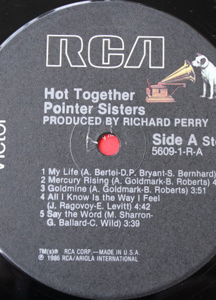 Pointer Sisters : Hot Together (LP, Album)