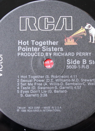 Pointer Sisters : Hot Together (LP, Album)