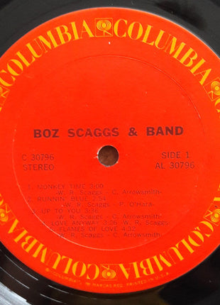 Boz Scaggs & Band : Boz Scaggs & Band (LP, Album, Pit)