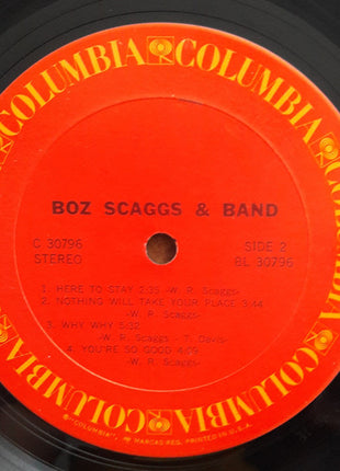 Boz Scaggs & Band : Boz Scaggs & Band (LP, Album, Pit)