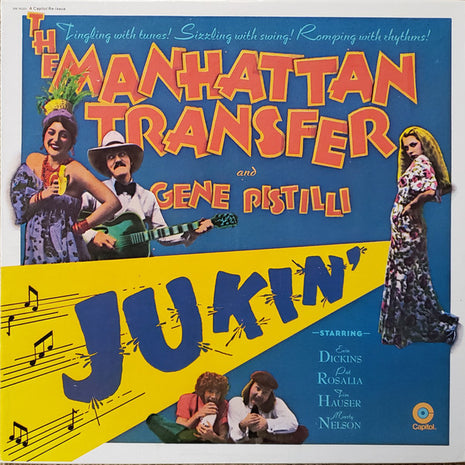 The Manhattan Transfer And Eugene Pistilli : Jukin' (LP, Album, RE, Jac)