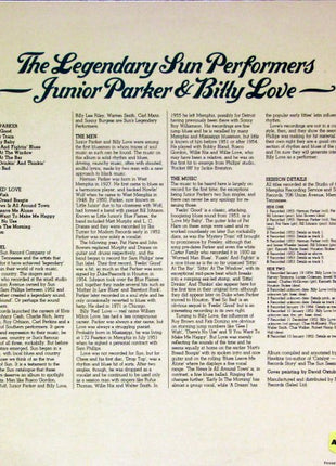 Little Junior Parker / Billy "Red" Love : The Legendary Sun Performers (LP, Comp, Mono)