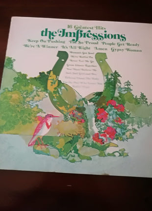 The Impressions : The Best Of The Impressions With Curtis Mayfield (LP, Comp, Promo)