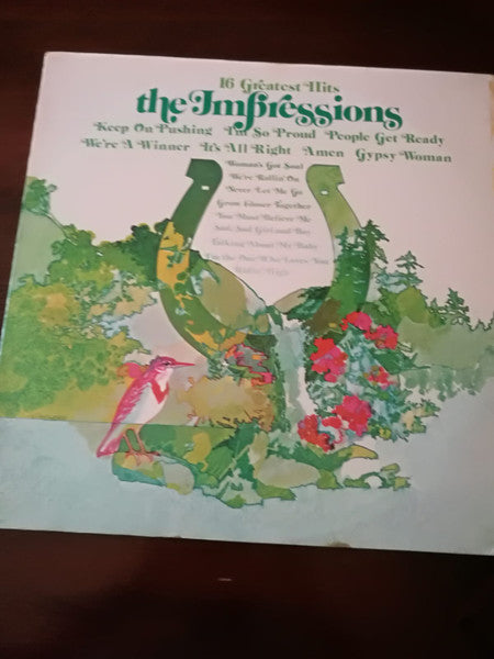 The Impressions : The Best Of The Impressions With Curtis Mayfield (LP, Comp, Promo)