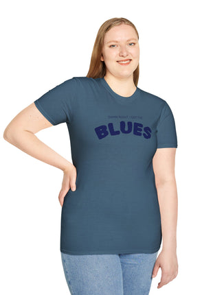 Damn Right, I Got the Blues T-Shirt | Retro Text Tee, Music Mood
