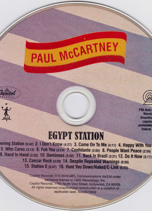 Paul McCartney : Egypt Station (CD, Album, Ltd)