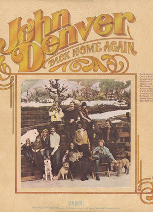 John Denver : Back Home Again (LP, Album, Ind)