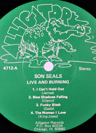 Son Seals : Live And Burning (LP, Album, NAM)