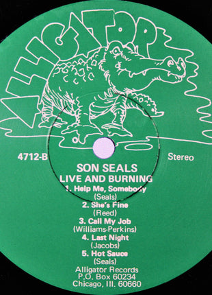 Son Seals : Live And Burning (LP, Album, NAM)