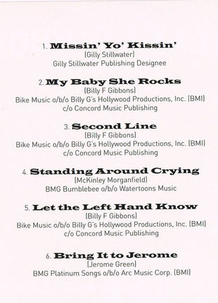 Billy F Gibbons* : The Big Bad Blues (CD, Album)