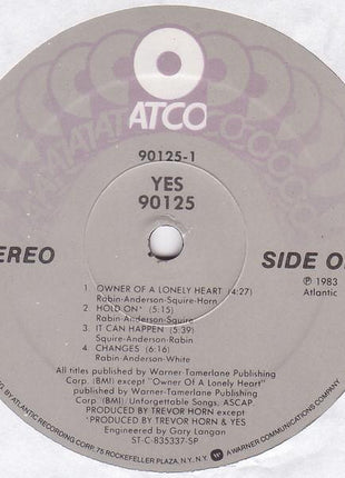 Yes : 90125 (LP, Album, SP )