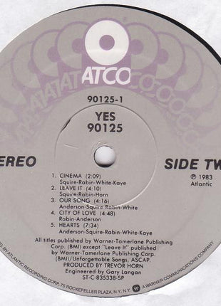 Yes : 90125 (LP, Album, SP )