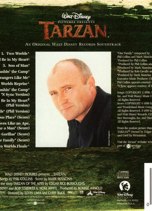 Phil Collins, Mark Mancina : Tarzan (An Original Walt Disney Records Soundtrack) (HDCD, Album)