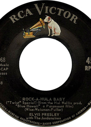 Elvis Presley : Can't Help Falling In Love / Rock-A-Hula Baby (7", Single, Roc)