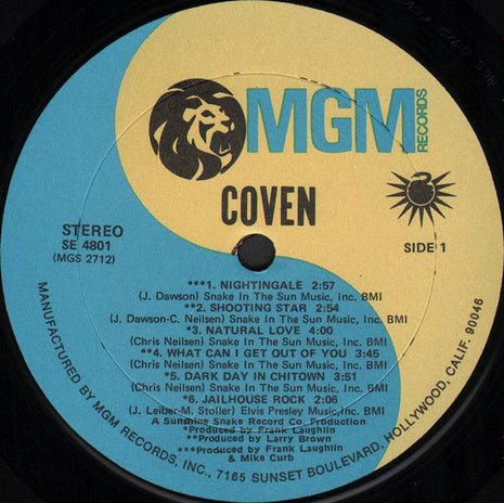 Coven (3) : Coven (LP, Album)