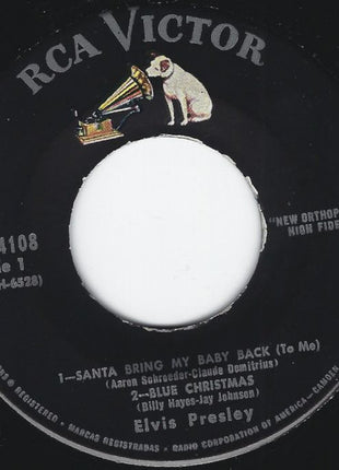 Elvis Presley : Elvis Sings Christmas Songs (7", EP)