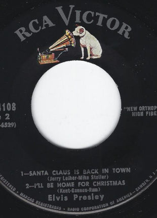 Elvis Presley : Elvis Sings Christmas Songs (7", EP)
