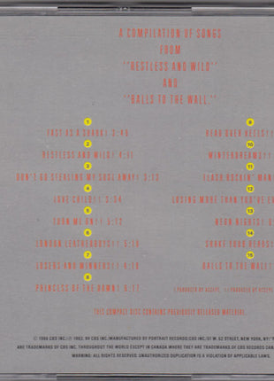Accept : Restless And Wild / Balls To The Wall (CD, Comp)