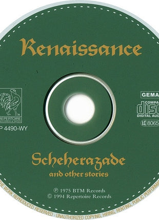 Renaissance (4) : Scheherazade And Other Stories (CD, Album, RE)