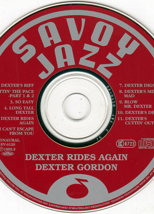 Dexter Gordon : Dexter Rides Again (CD, Album, Mono, RE, RM)