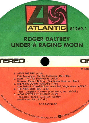 Roger Daltrey : Under A Raging Moon (LP, Album, SP )