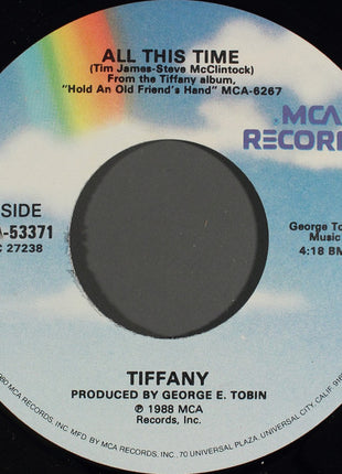 Tiffany : All This Time (7", Single, Glo)