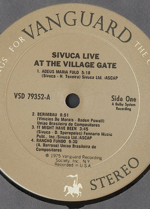 Sivuca : Live At The Village Gate (LP, Album)