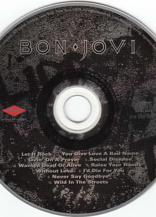Bon Jovi : Slippery When Wet (CD, Album, RE, RM, RP)