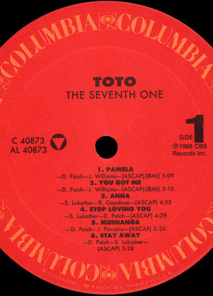 Toto : The Seventh One (LP, Album)