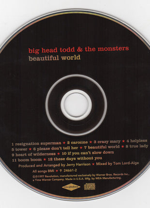 Big Head Todd And The Monsters : Beautiful World (CD, Album, RP)