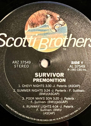 Survivor : Premonition (LP, Album, Pit)