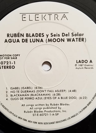 Ruben Blades Y Seis Del Solar : Agua De Luna (Moon Water) (LP, Album, Promo, SRC)