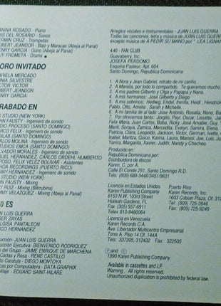 Juan Luis Guerra 4.40 : Bachata Rosa (CD, Album)