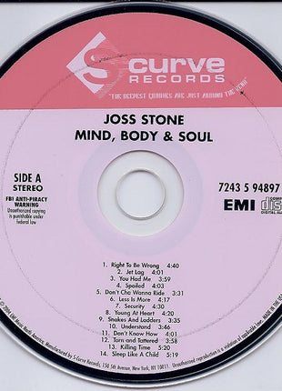 Joss Stone : Mind Body & Soul (CD, Album)