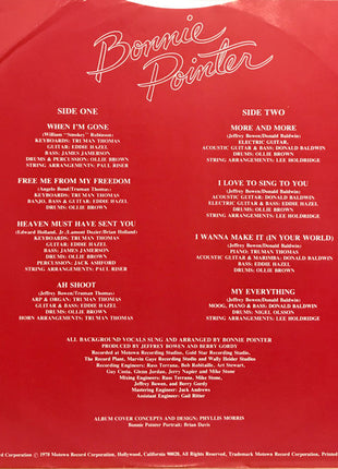 Bonnie Pointer : Bonnie Pointer (LP, Album, Ori)