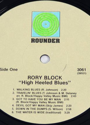 Rory Block : High Heeled Blues (LP, Album, Yel)