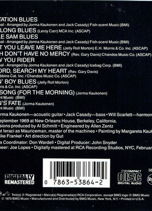 Hot Tuna : Hot Tuna (CD, Album, RE)