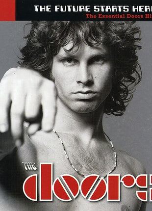 the album cover for The Doors - The Future Starts Here: The Essential Doors Hits