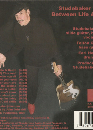 Studebaker John : Between Life & Death (CD, Album)